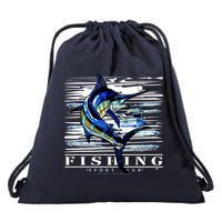 Marlin Fishing Club Drawstring Bag