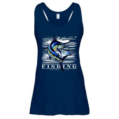 Marlin Fishing Club Ladies Essential Flowy Tank