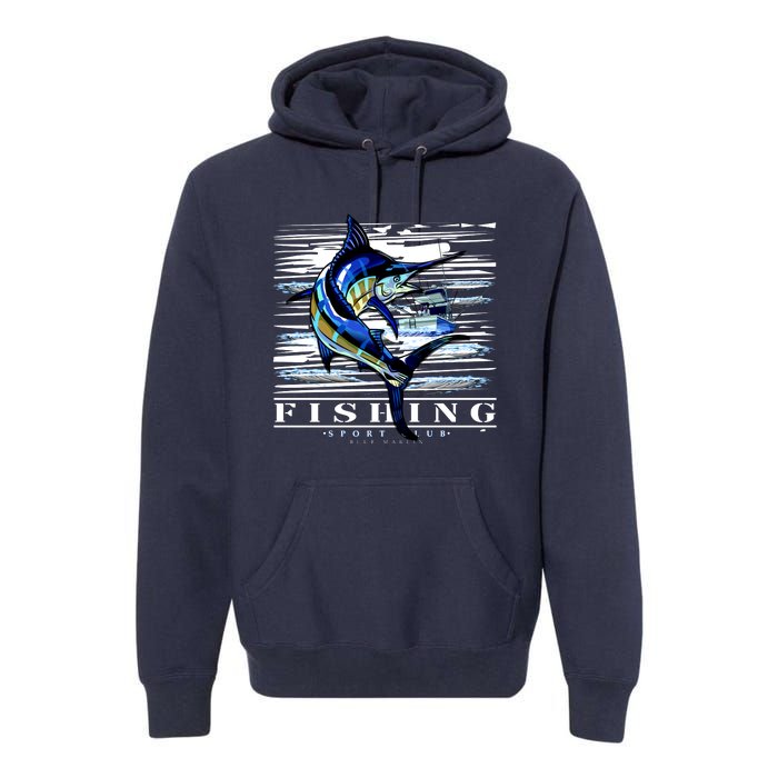 Marlin Fishing Club Premium Hoodie