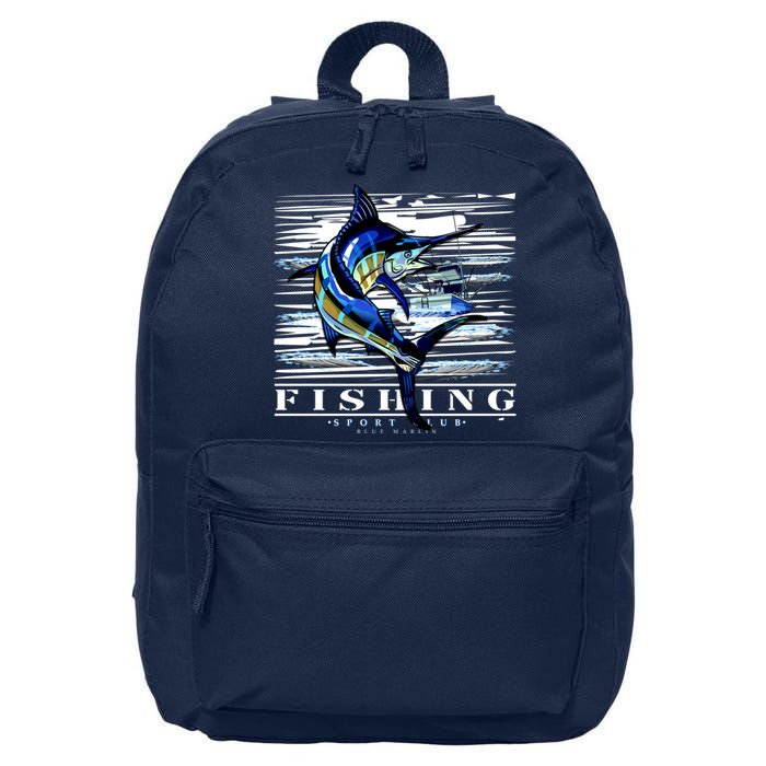 Marlin Fishing Club 16 in Basic Backpack