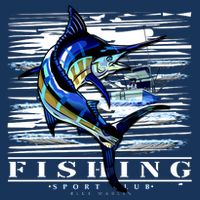 Marlin Fishing Club 16 in Basic Backpack