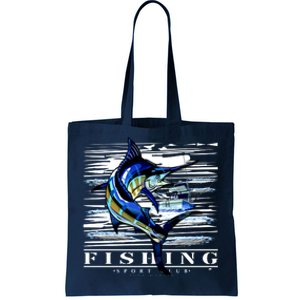 Marlin Fishing Club Tote Bag