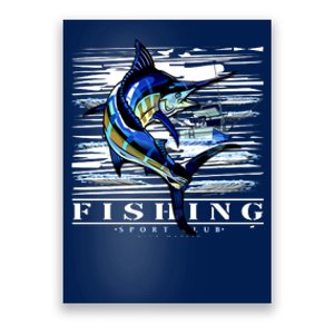 Marlin Fishing Club Poster