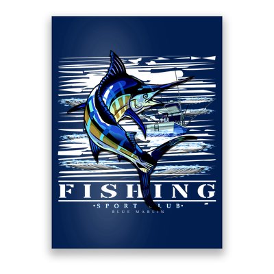 Marlin Fishing Club Poster