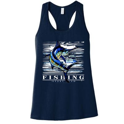 Marlin Fishing Club Women's Racerback Tank