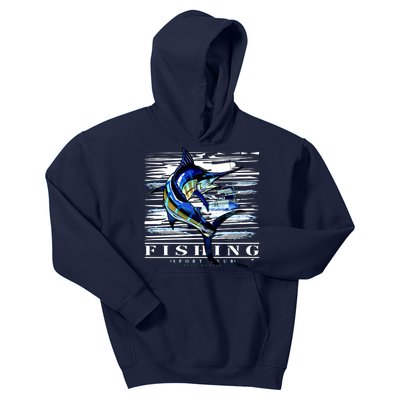 Marlin Fishing Club Kids Hoodie