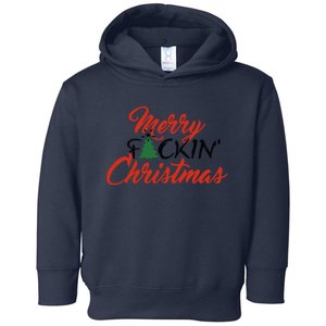 Merry Fucking Christmas Tree Grandma Toddler Hoodie