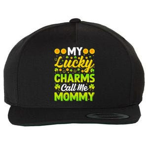 My Funny Call Me Mommy St Patricks Day Gift For Women Wool Snapback Cap