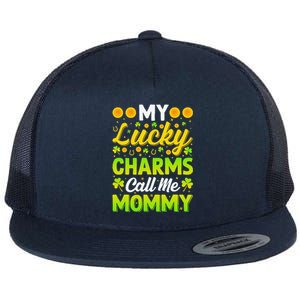 My Funny Call Me Mommy St Patricks Day Gift For Women Flat Bill Trucker Hat