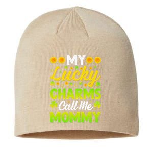 My Funny Call Me Mommy St Patricks Day Gift For Women Sustainable Beanie