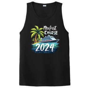 My First Cruise 2024 Funny Vacation 2024 PosiCharge Competitor Tank