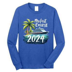 My First Cruise 2024 Funny Vacation 2024 Long Sleeve Shirt