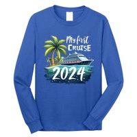 My First Cruise 2024 Funny Vacation 2024 Long Sleeve Shirt