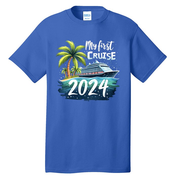 My First Cruise 2024 Funny Vacation 2024 Tall T-Shirt