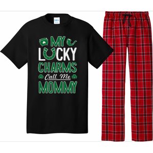 My Funny Call Me Mommy St. Patricks Day Tee Pajama Set