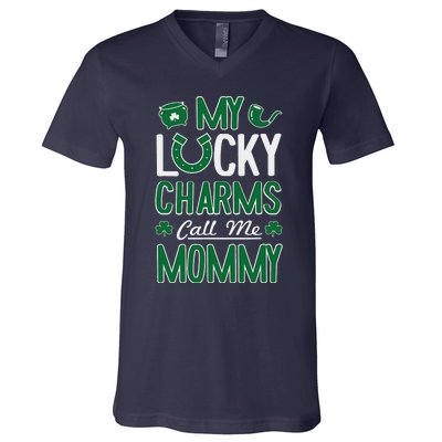 My Funny Call Me Mommy St. Patricks Day Tee V-Neck T-Shirt