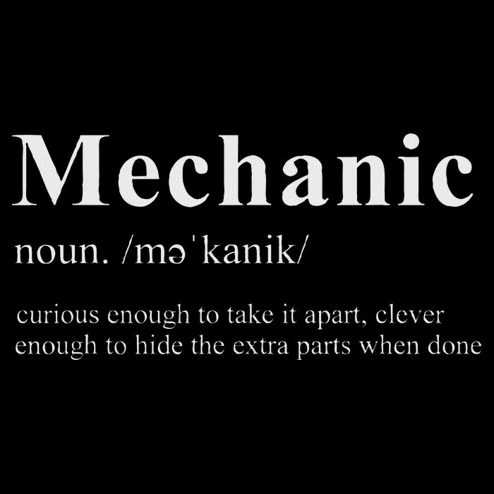 Mechanic Funny Curious Enough To Take It Apart Mousepad