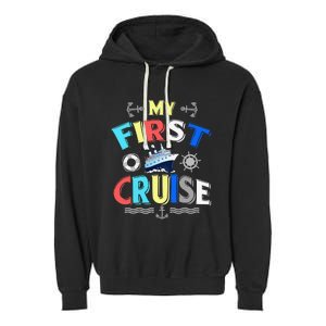 My First Cruise Rookie Travelers Garment-Dyed Fleece Hoodie