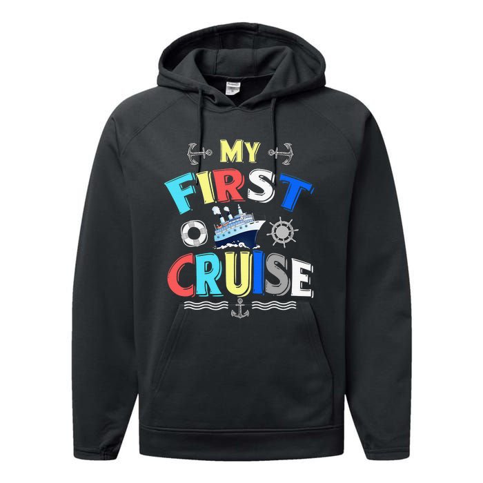 My First Cruise Rookie Travelers Performance Fleece Hoodie