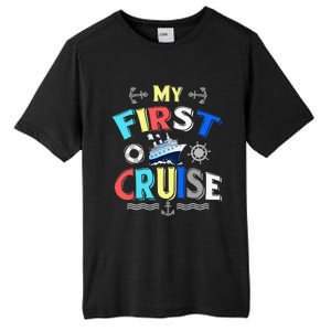 My First Cruise Rookie Travelers Tall Fusion ChromaSoft Performance T-Shirt