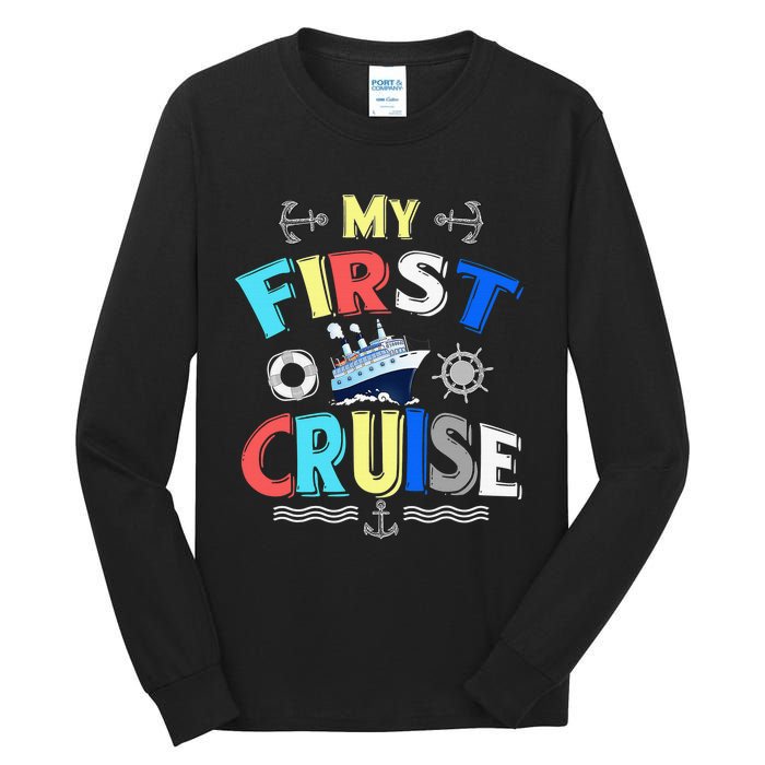 My First Cruise Rookie Travelers Tall Long Sleeve T-Shirt