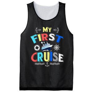 My First Cruise Rookie Travelers Mesh Reversible Basketball Jersey Tank