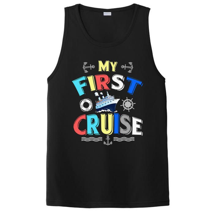 My First Cruise Rookie Travelers PosiCharge Competitor Tank