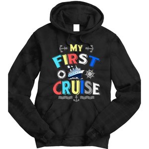 My First Cruise Rookie Travelers Tie Dye Hoodie