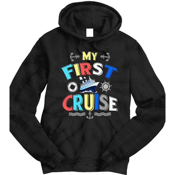 My First Cruise Rookie Travelers Tie Dye Hoodie