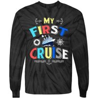 My First Cruise Rookie Travelers Tie-Dye Long Sleeve Shirt