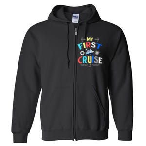 My First Cruise Rookie Travelers Full Zip Hoodie