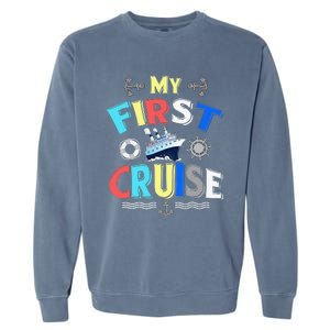 My First Cruise Rookie Travelers Garment-Dyed Sweatshirt