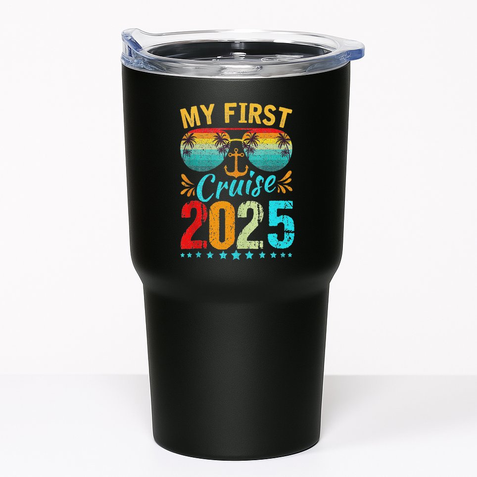 My First Cruise 2025 Family Vacation Cruise Ship Travel Tumbler
