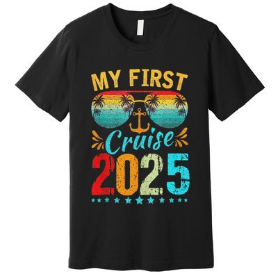 My First Cruise 2025 Family Vacation Cruise Ship Travel Premium T-Shirt