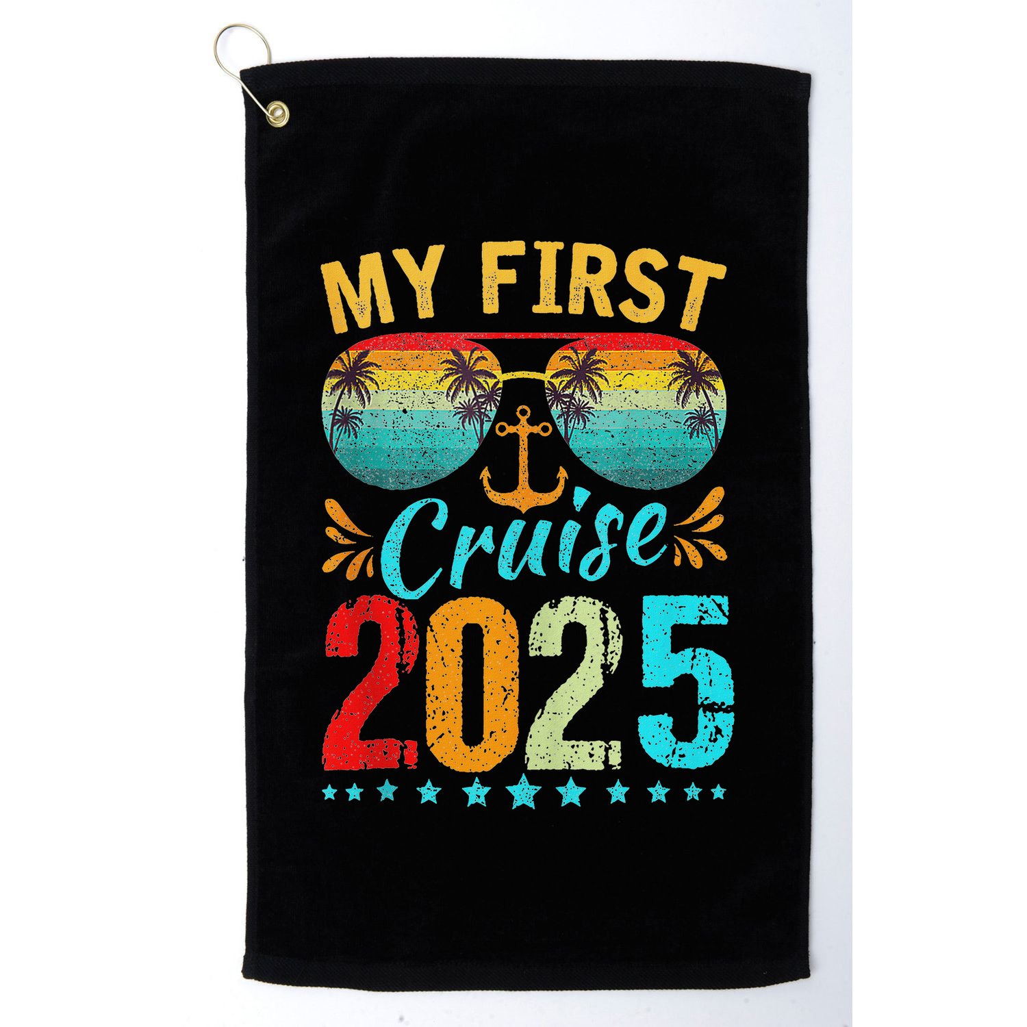 My First Cruise 2025 Family Vacation Cruise Ship Travel Golf Towel