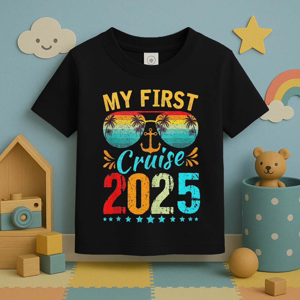 My First Cruise 2025 Family Vacation Cruise Ship Travel Toddler T-Shirt