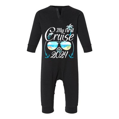 My First Cruise 2024 Family Vacation Cruise Ship Travel  Infant Fleece One Piece