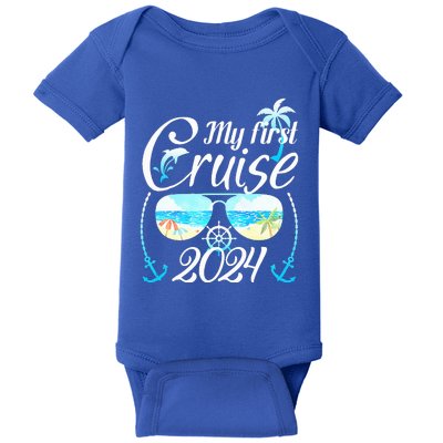 My First Cruise 2024 Family Vacation Cruise Ship Travel  Baby Bodysuit