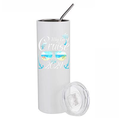 My First Cruise 2024 Family Vacation Cruise Ship Travel  Stainless Steel Tumbler