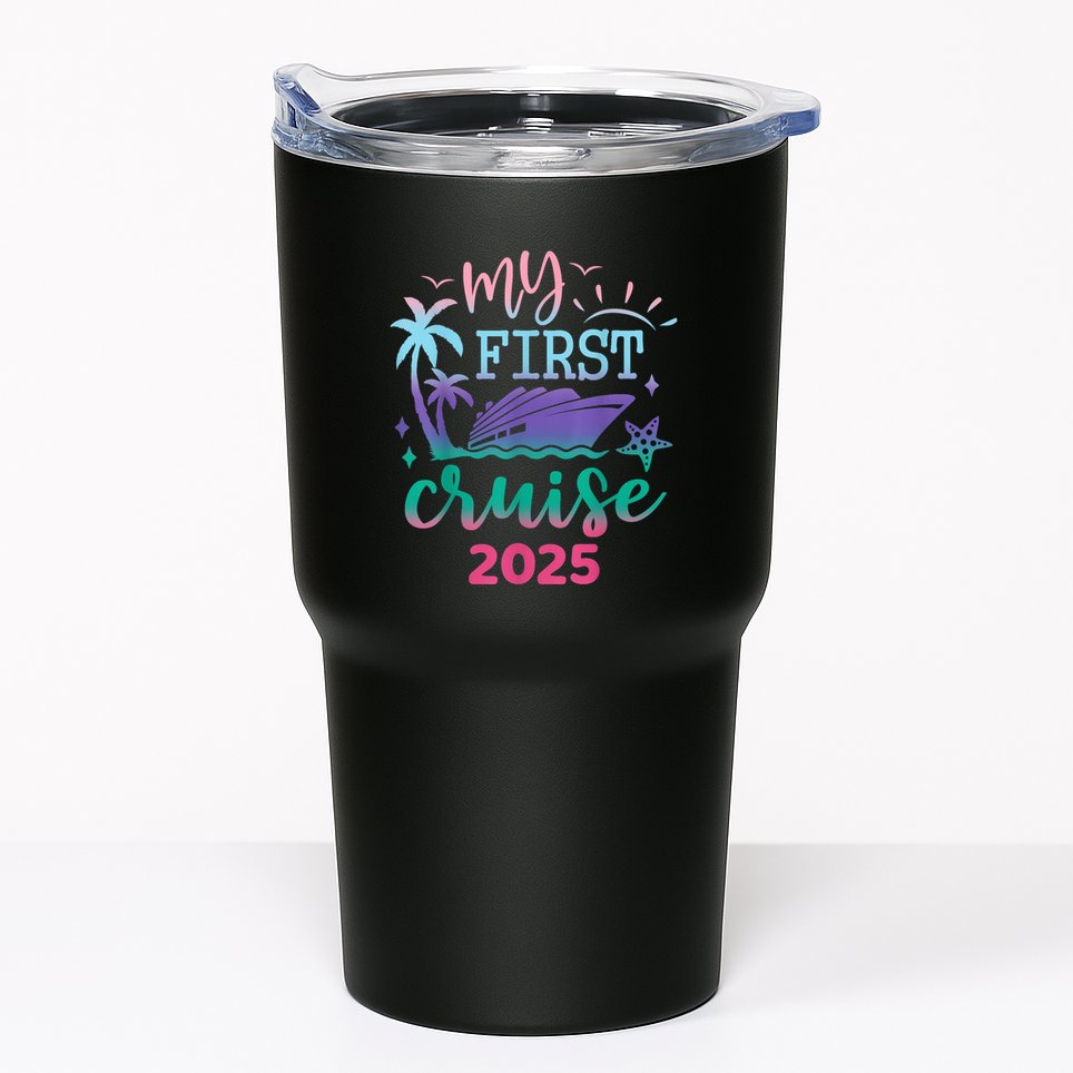 My First Cruise 2025 Family Vacation Trip Ship Matching Tumbler