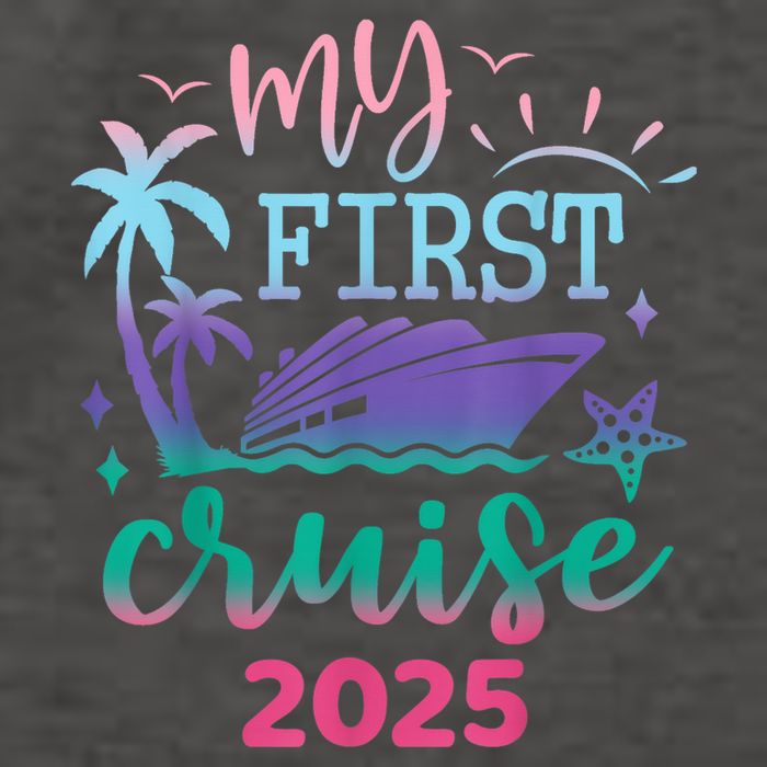 My First Cruise 2025 Family Vacation Trip Ship Matching Vector Backpack