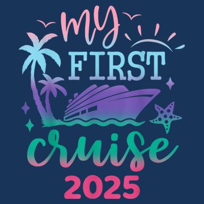 My First Cruise 2025 Family Vacation Trip Ship Matching T-Shirt