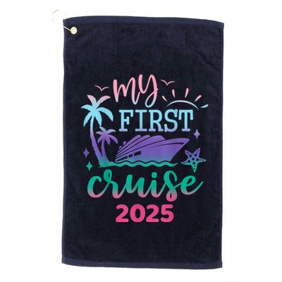 My First Cruise 2025 Family Vacation Trip Ship Matching Golf Towel