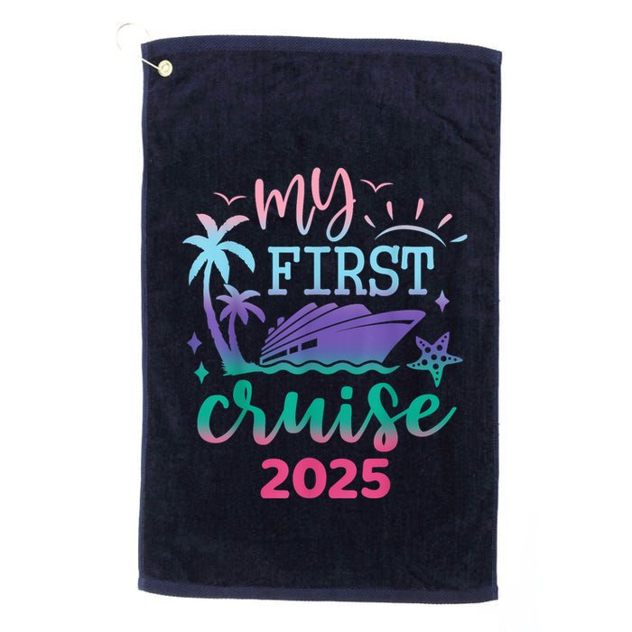 My First Cruise 2025 Family Vacation Trip Ship Matching Golf Towel