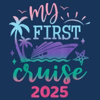 My First Cruise 2025 Family Vacation Trip Ship Matching Golf Towel