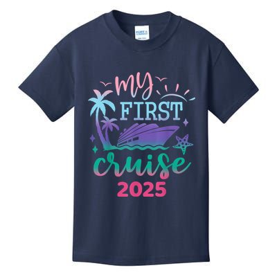 My First Cruise 2025 Family Vacation Trip Ship Matching Kids T-Shirt