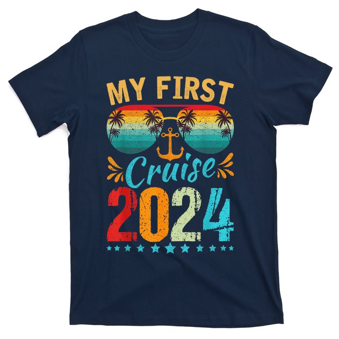 My First Cruise 2024 Tee Family Vacation Cruise Ship Travel T-Shirt