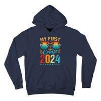 My First Cruise 2024 Tee Family Vacation Cruise Ship Travel Tall Hoodie