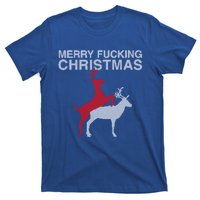 Merry Fucking Christmas! Obscene Ficking Reindeer Gift Fun Gift T-Shirt