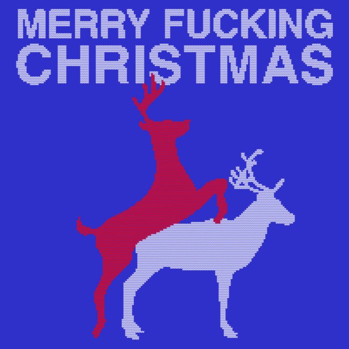 Merry Fucking Christmas! Obscene Ficking Reindeer Gift Fun Gift T-Shirt